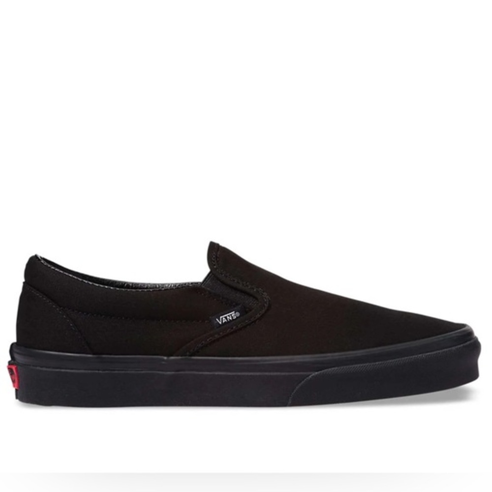 Black On Black Vans Slip On Shoes Size Women’s 6.5
Great Condition No Box